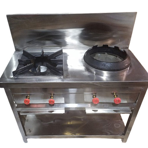 2 Burner Cooking Range Interior Coating: Coated