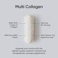 Sports Research Multi Collagen Pills (Type I, II, III, V, X) Hydrolyzed  90 Capsules