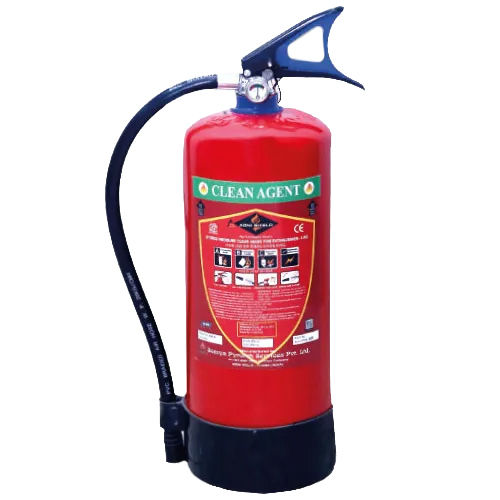 Asc-4 Clean Agent Portable Fire Extinguisher - Color: Red