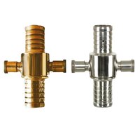 Fire Hose Delivery Coupling - Color: Golden