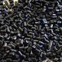 Nylon 66 Black Granules - Normal Melting Point, Durable Plastic Raw Material | Various Color Options, Warranty Included