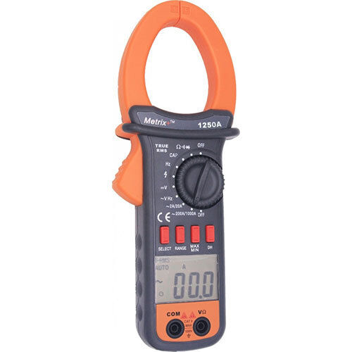 Black & Orange 1250A Digital Clamp Meters