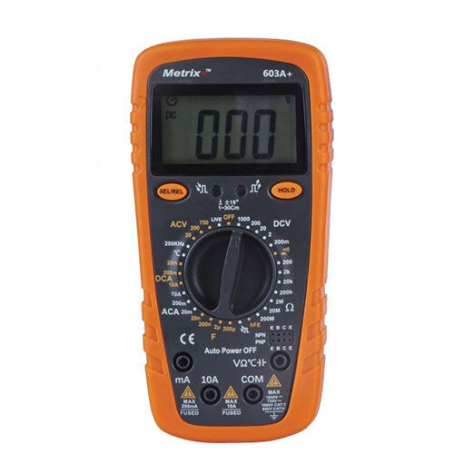 Black & Orange 603A+ Digital Multimeters