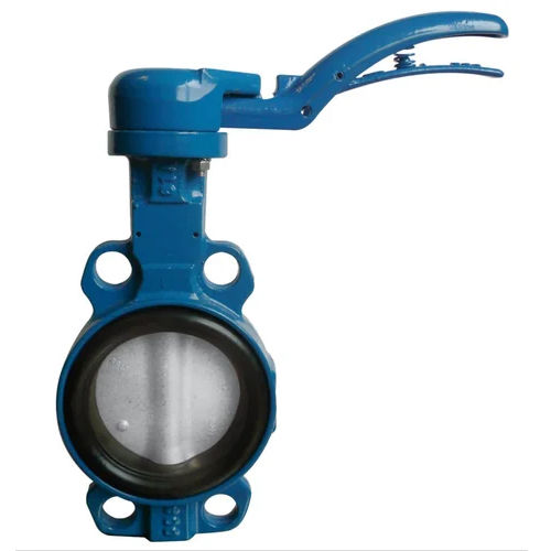 Multicolor Cs Wafer Type Butterfly Valves