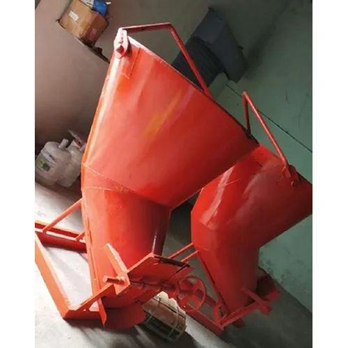 Red Concrete Hopper