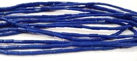 Blue Coral Tubelite Shape Beads Size 4x10m Sold Per Strand Of 14inches Long - Material: Stone