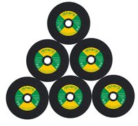 Single Net Flat Cutting Wheel Resin Bond Inox Cutting Disc For Stainless Steel - 100x1.0x16 Mm | High-quality Fibreglass, Efficient & Economical
