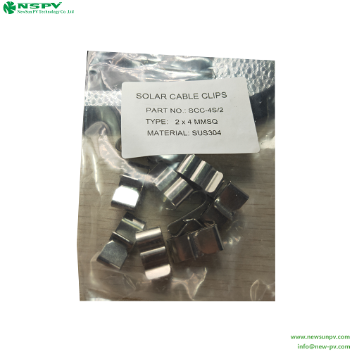 Stainless Steel Solar Wire Clips Solar Cable Management Clips Metal PV Cable Clips