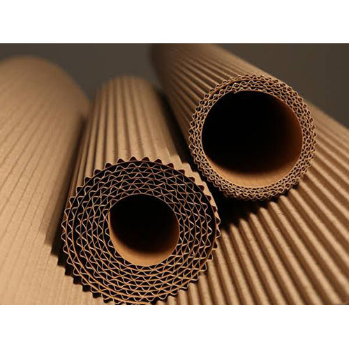 Brown And Natural Corrugated Roll Size: Standard