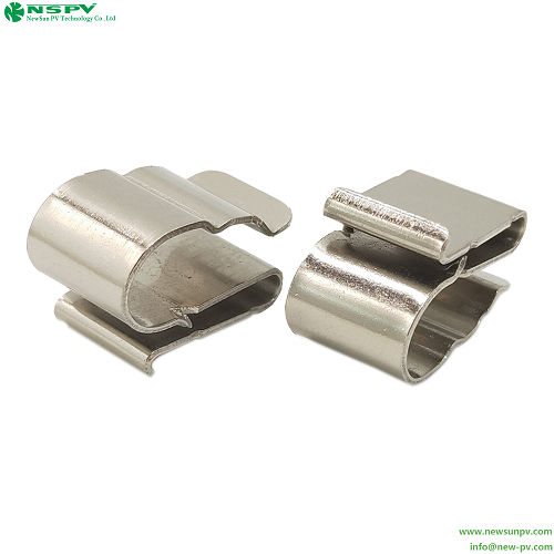 Metal Solar Cable Clips PV Cable Management Clips Stainless Steel Cable Clips For Solar Cable Management