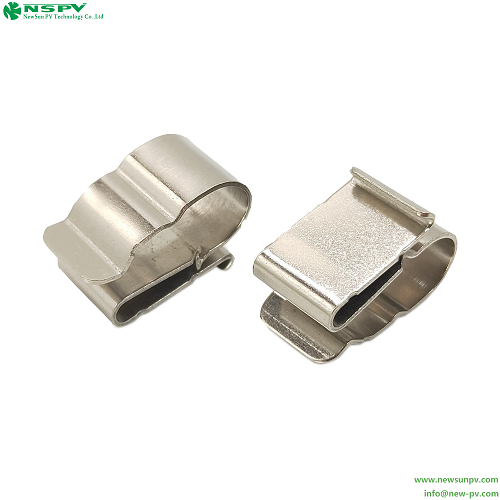 Metal Solar Cable Clips PV Cable Management Clips Stainless Steel Cable Clips For Solar Cable Management