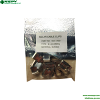 Solar Panel Wire Management Clips Stainless Steel PV Cable Clips For Solar System Cables