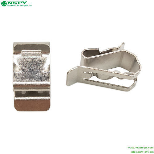 Solar Panel Wire Management Clips Stainless Steel PV Cable Clips For Solar System Cables