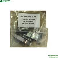 Stainless Steel Solar Cable Management Clips PV Cabe Clamps For Solar Cable