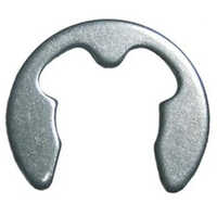 E Type Circlip - Color: Silver