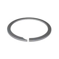 Stainless Steel Snap Ring - Color: Silver