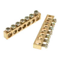 Ground And Neutral Bars - Color: Golden