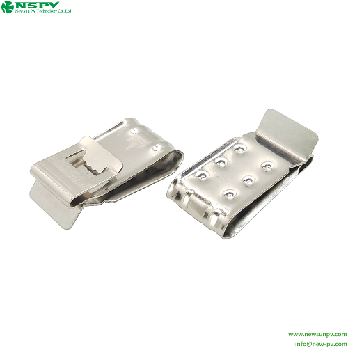 Stainless Steel Solar Cable Clips Photovoltaic Wire Management Clips