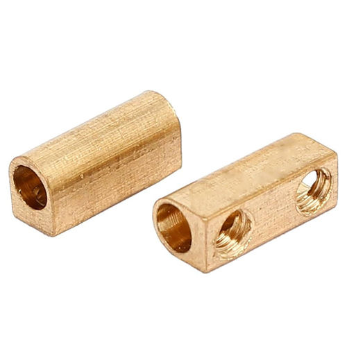 Two Way Brass Connector