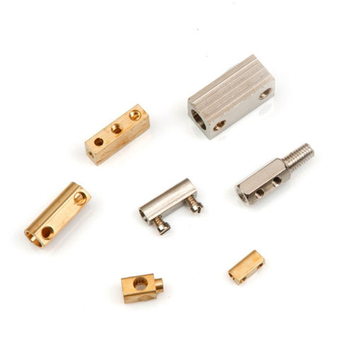 Golden Brass Single Pole Threaded Wire Strip Connectors