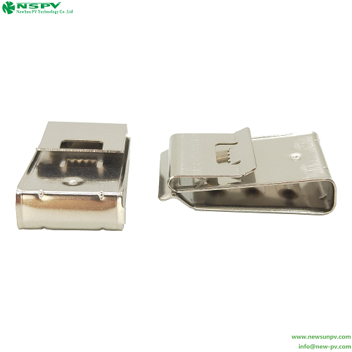 Stainless Steel Cable Management Clips Solar Cable Clips PV Wire Clips Metal Cable Clips