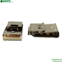 Stainless Steel Cable Management Clips Solar Cable Clips PV Wire Clips Metal Cable Clips