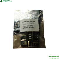 Stainless Steel Cable Management Clips Solar Cable Clips PV Wire Clips Metal Cable Clips