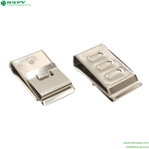 Stainless Steel Cable Management Clips Solar Cable Clips PV Wire Clips Metal Cable Clips