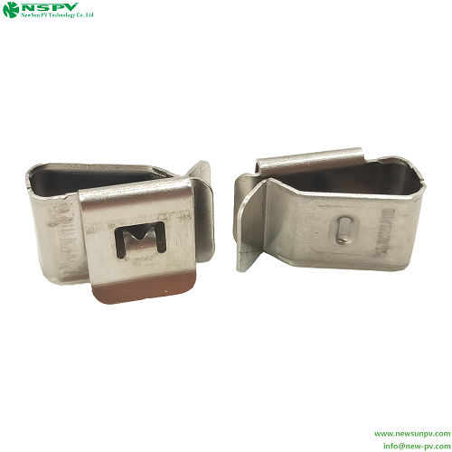 PV Wire Clips Stainless Steel Cable Clips For Solar Cables PV Cable Management Clips