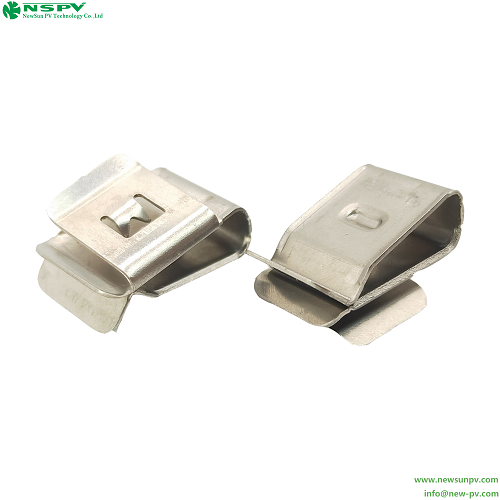 PV Wire Clips Stainless Steel Cable Clips For Solar Cables PV Cable Management Clips