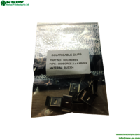 PV Wire Clips Stainless Steel Cable Clips For Solar Cables PV Cable Management Clips
