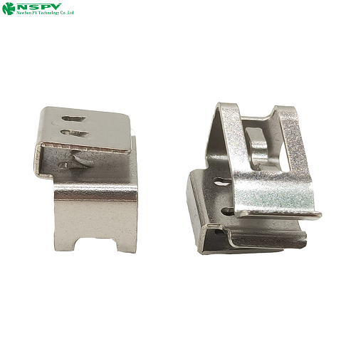 Stainless Steel PV Wire Management Clips Solar Cable Clips Metal Cable Clips