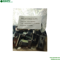 Stainless Steel PV Wire Management Clips Solar Cable Clips Metal Cable Clips