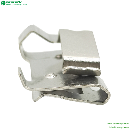 Stainless Steel PV Wire Management Clips Solar Cable Clips Metal Cable Clips