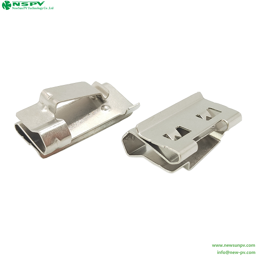 Stainless Steel PV Wire Management Clips Solar Cable Clips Metal Cable Clips