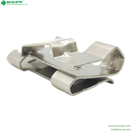 Stainless Steel PV Wire Management Clips Solar Cable Clips Metal Cable Clips