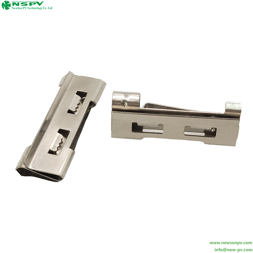 Corrosion Resistant PV Wire Clips Stainless Steel Solar Cable Management Clips