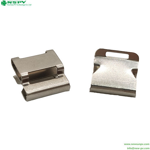 PV 301 Stainless Steel Solar Panel Cable Clips PV Wire Management Clips Metal Cable Clips