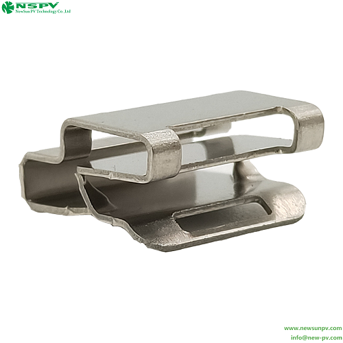 PV 301 Stainless Steel Solar Panel Cable Clips PV Wire Management Clips Metal Cable Clips