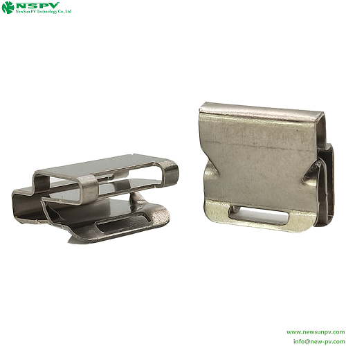 PV 301 Stainless Steel Solar Panel Cable Clips PV Wire Management Clips Metal Cable Clips