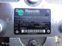 rexroth A10VG28HWD1/10R-NSC10F043S PISTON PUMP