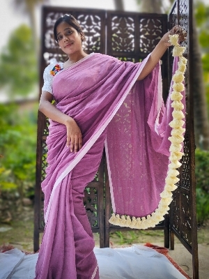 Pure cotton by cotton saree