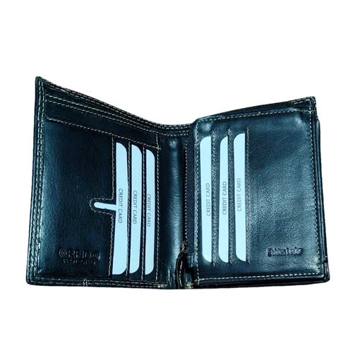 Men Trifold Leather Wallet