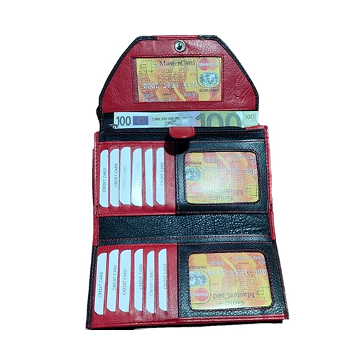 Ladies Retro Leather Wallet