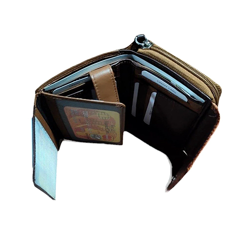 Ladies Alligator Print Leather Wallet