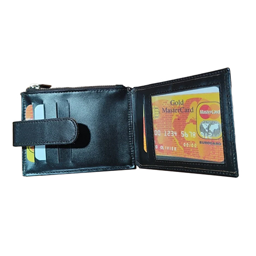 Rectangular Mini Leather Wallet