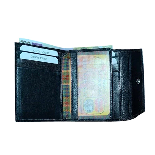 Rectangular Leather Men Wallet
