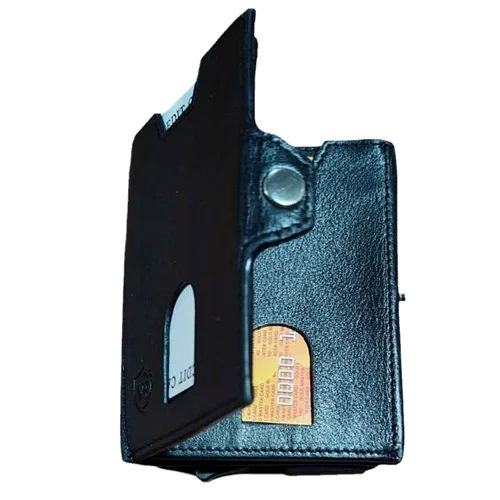 Rectangular Leather Card Holder