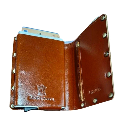 Brown Italian Pop Up Card Holder