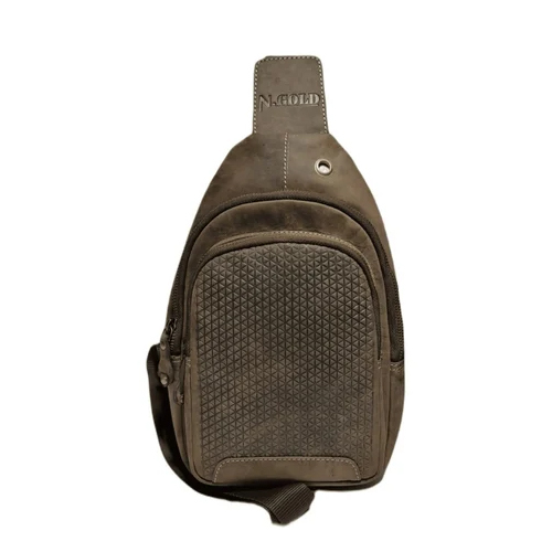 Light Brown Leather Backpack